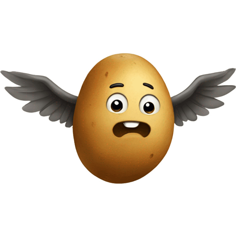 Flying potatoe emoji