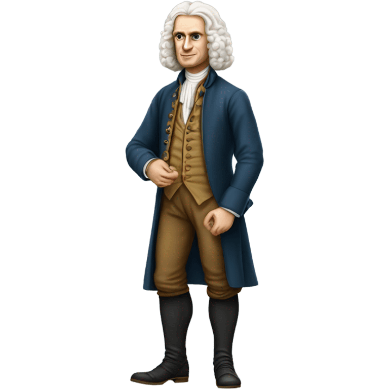 newton  full body realistic standing emoji