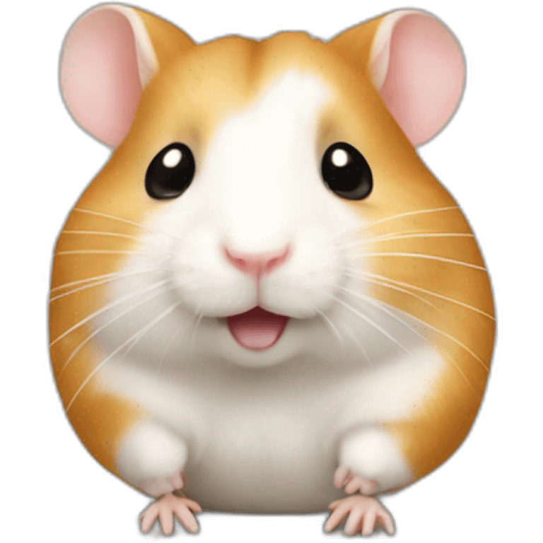 Hamster tiens un fromage emoji