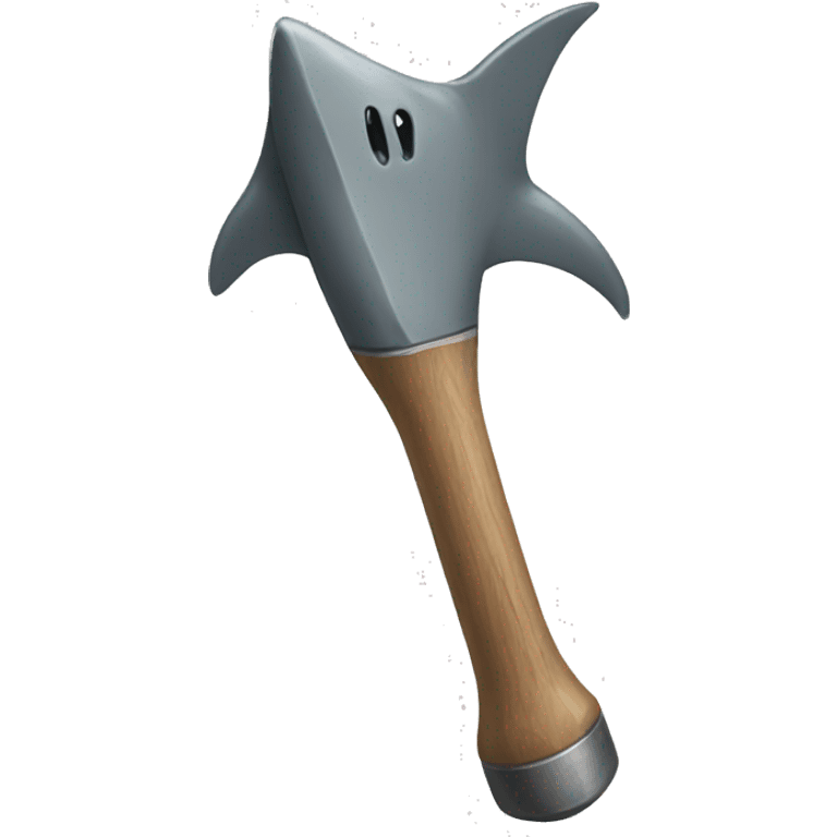 Shark hammer emoji