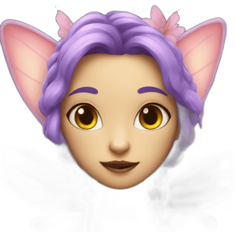 Cat fairy emoji