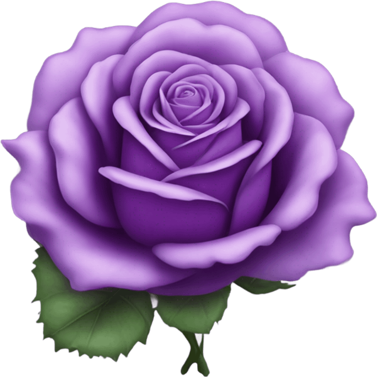 Purple rose  emoji