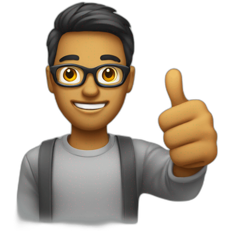 graphic designer thumbs up emoji