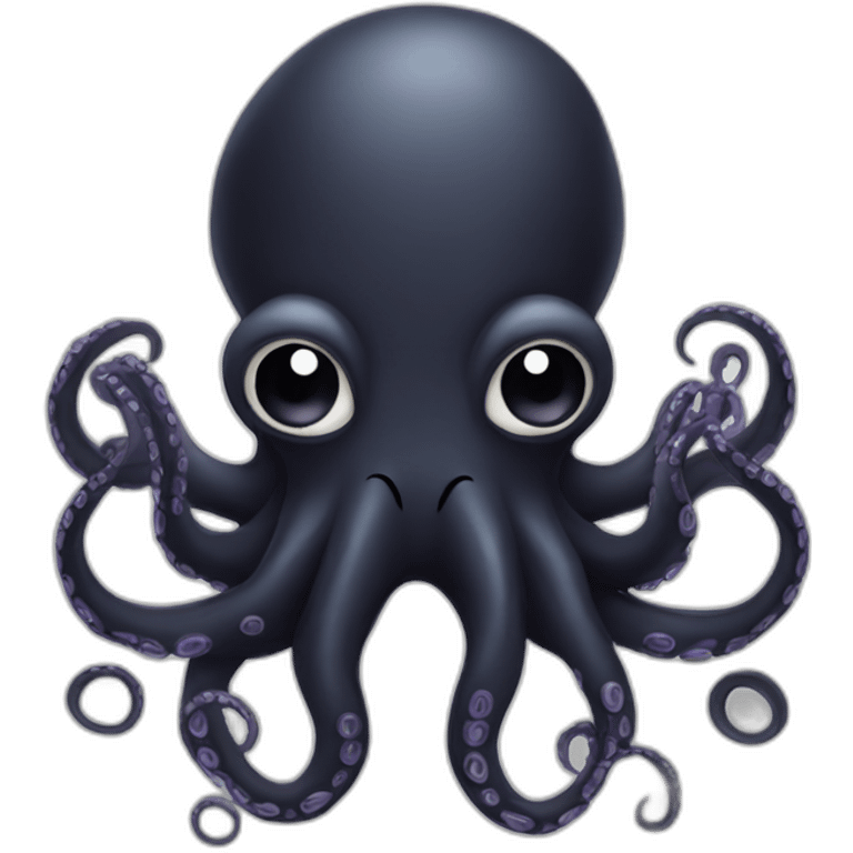 black octopus emoji