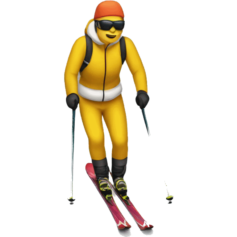 Cross county ski emoji