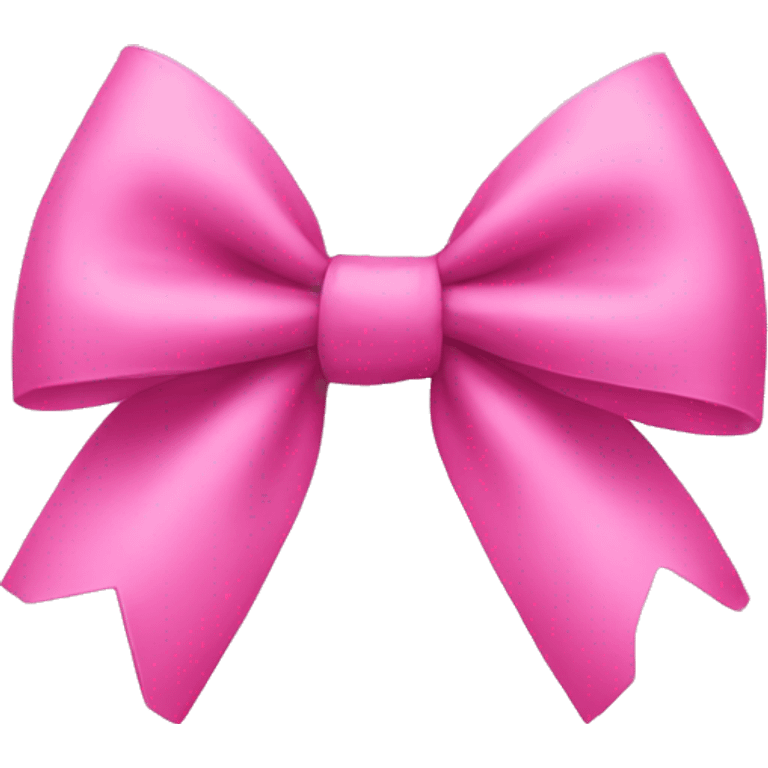 A pink bow emoji