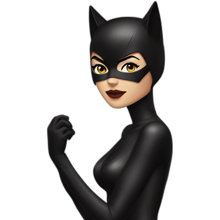 Sexy catwoman emoji