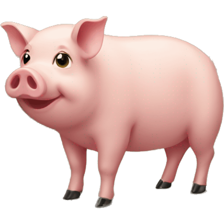 pig in the country  emoji