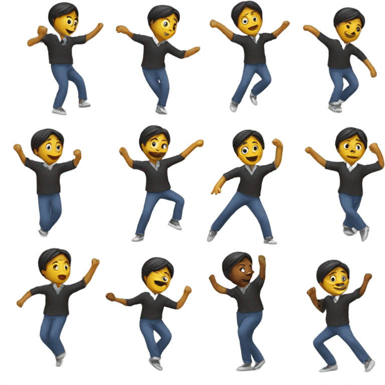 Teacher dancing emoji