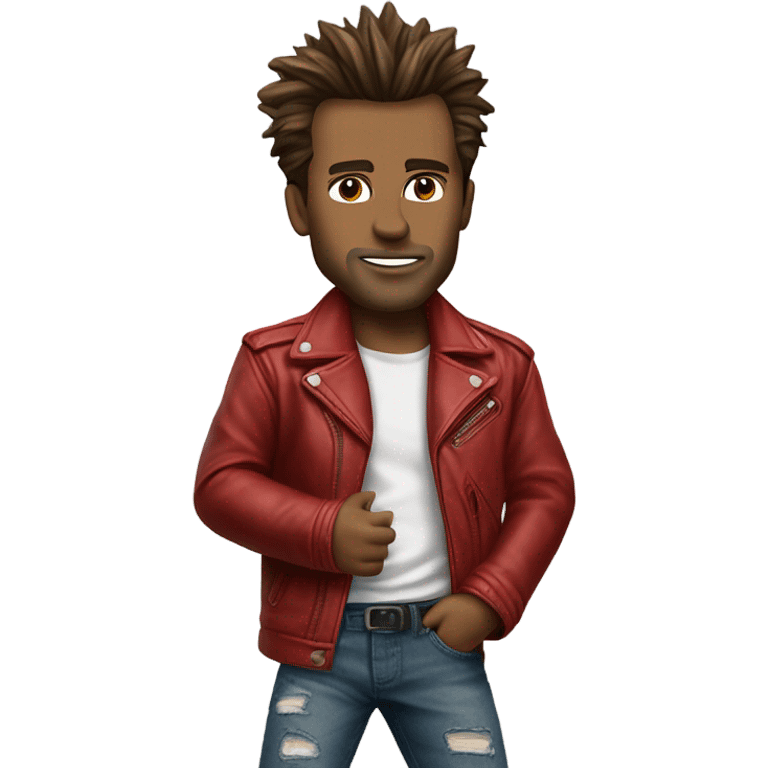 Tyler Durden character of Brad Pitt from fight club emoji