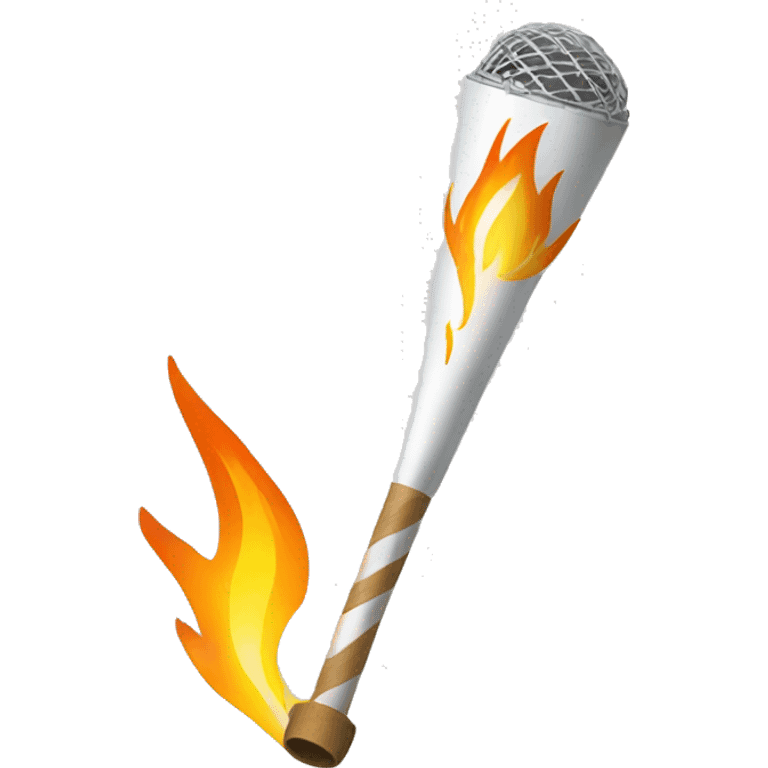 antorcha de juegos olimpicos emoji