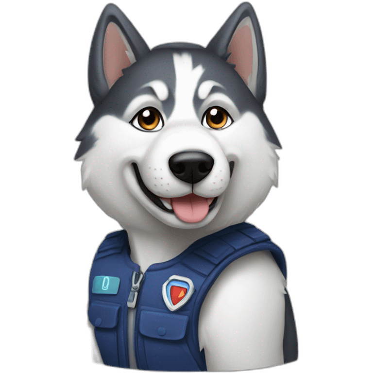 Husky computer  emoji