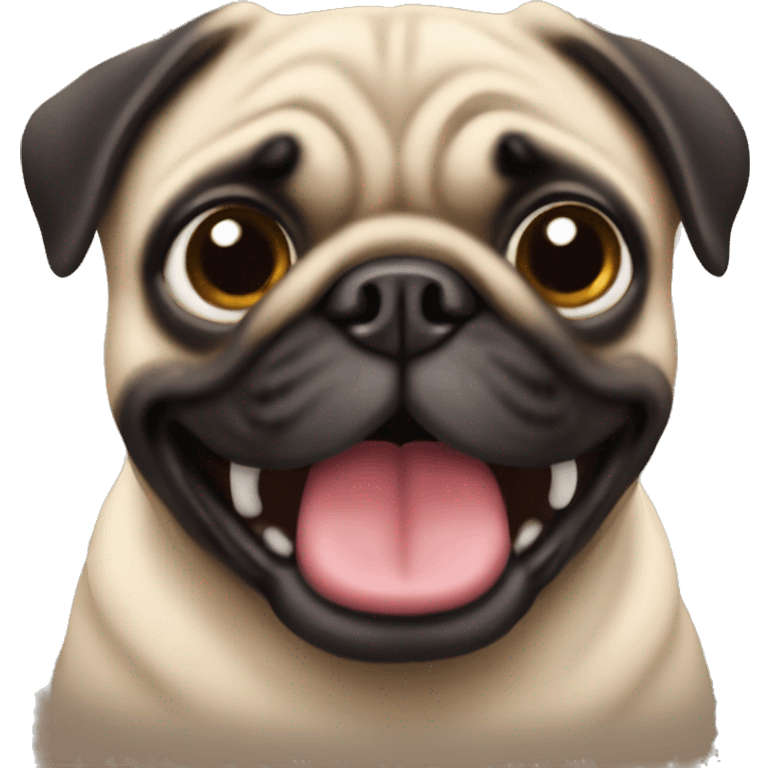 cute pug emoji emoji