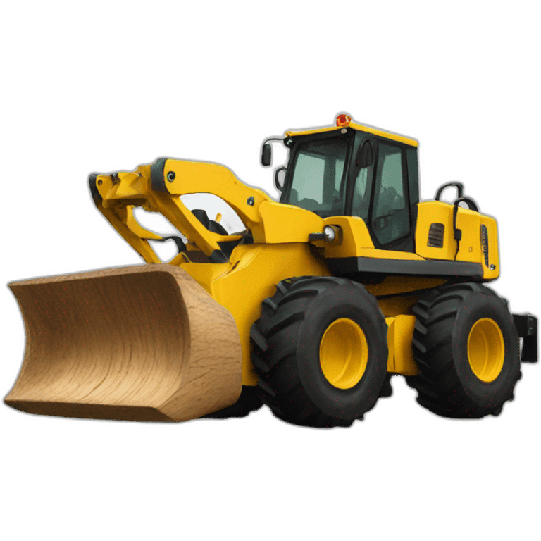 wood skidder machine emoji