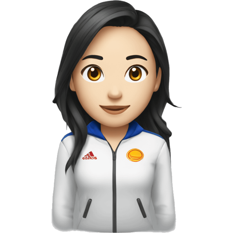 Aya Nakamura avec la flamme des jeux olympiques  emoji