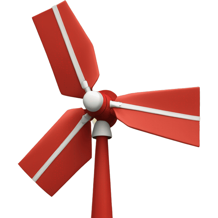 Red windmill toy emoji