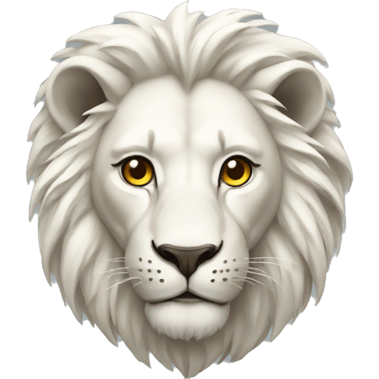 Lion blanc  emoji