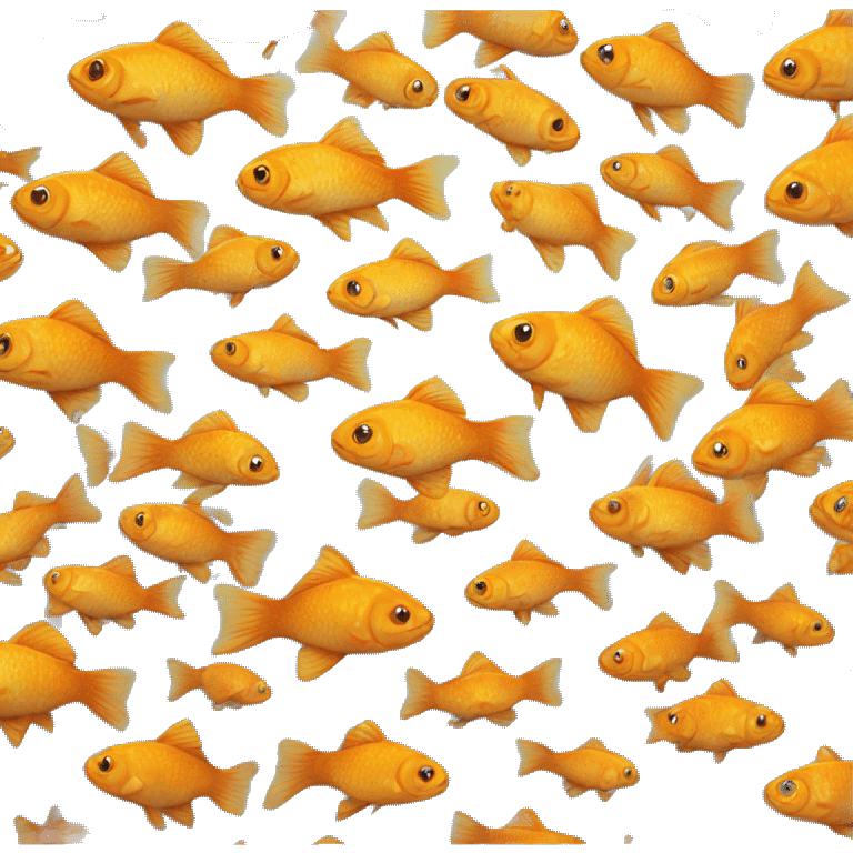 a gold fish in a  emoji