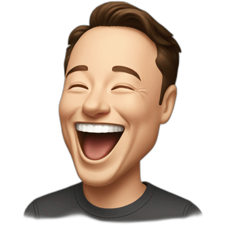 elon musk laughing emoji