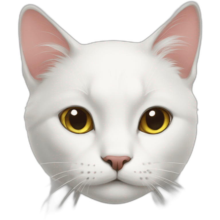 White cat emoji