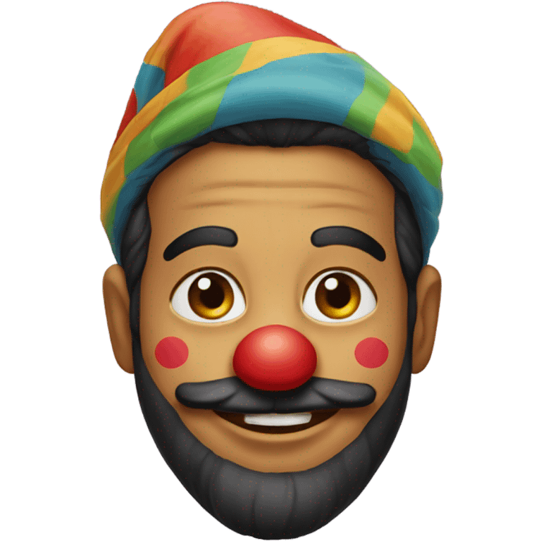 Punjabi clown emoji