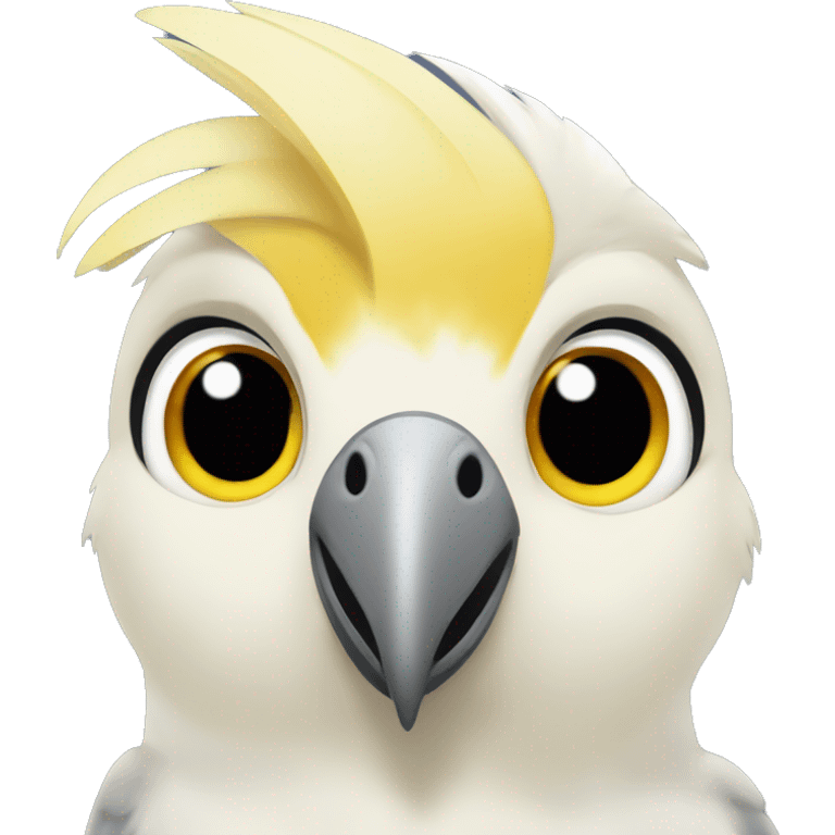 Cockatiel bird emoji