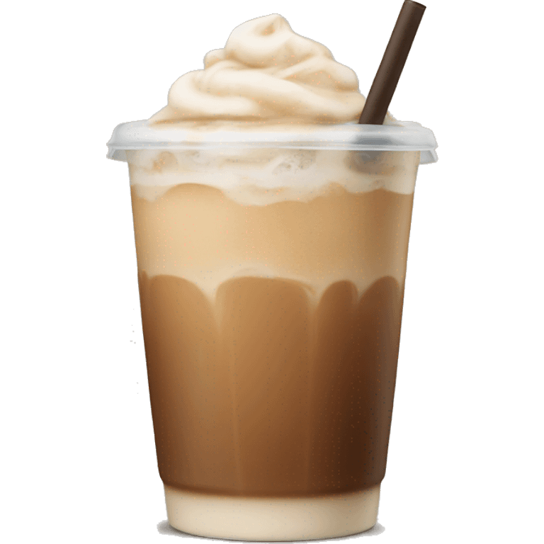 Iced latte  emoji