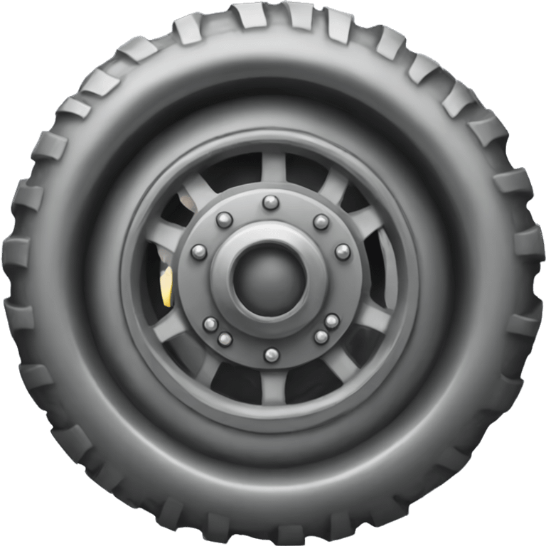 giant truck wheel emoji