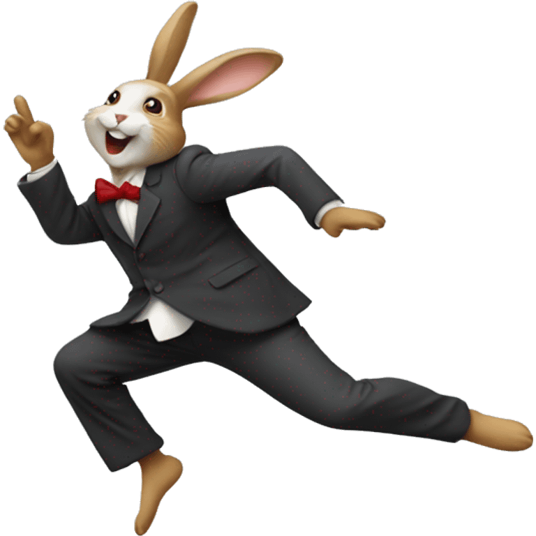 Lapin qui danse emoji