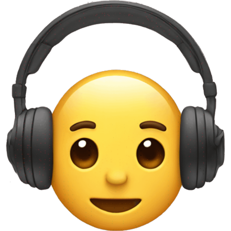 Headphones with bow emoji