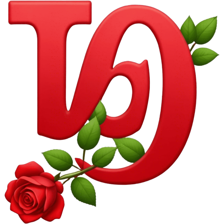 Roses alphabet I emoji