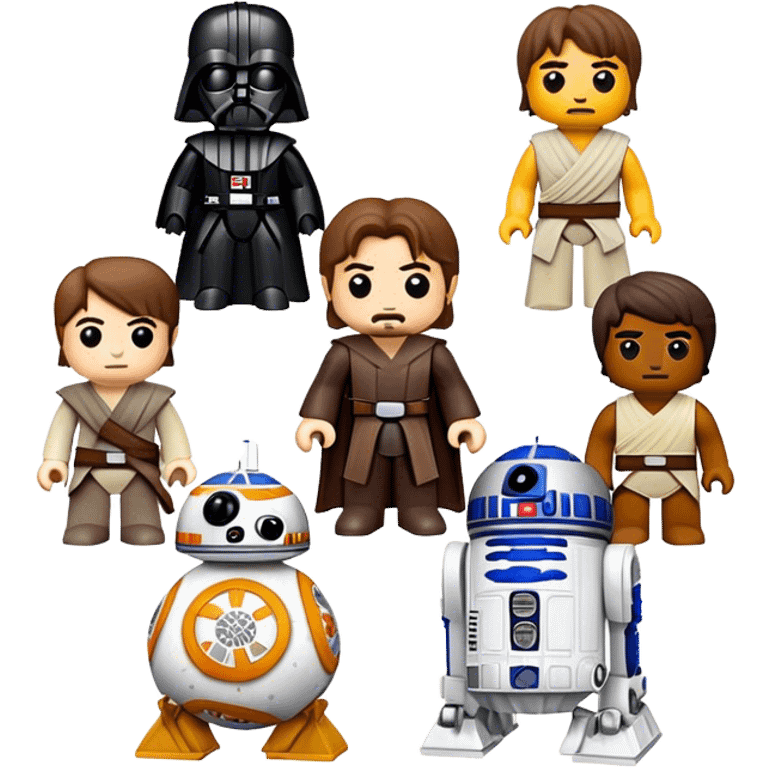 star wars figures emoji