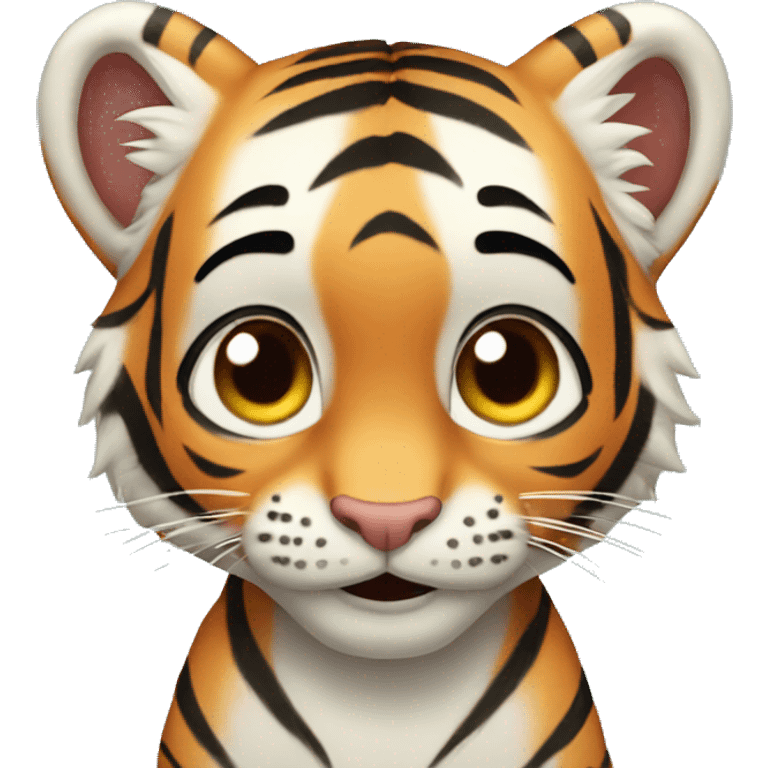 cute tigers emoji