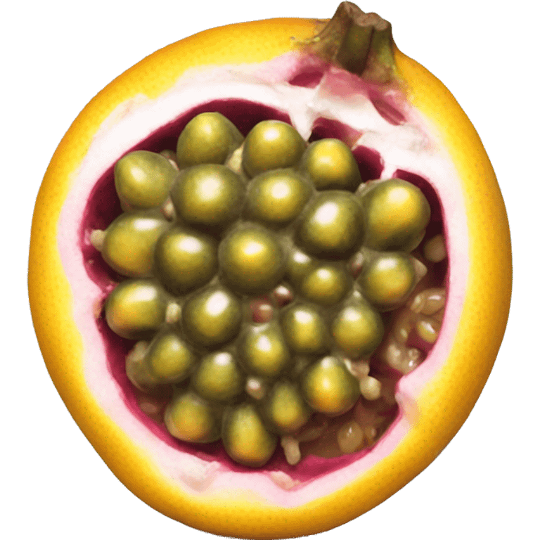 Passion fruit emoji