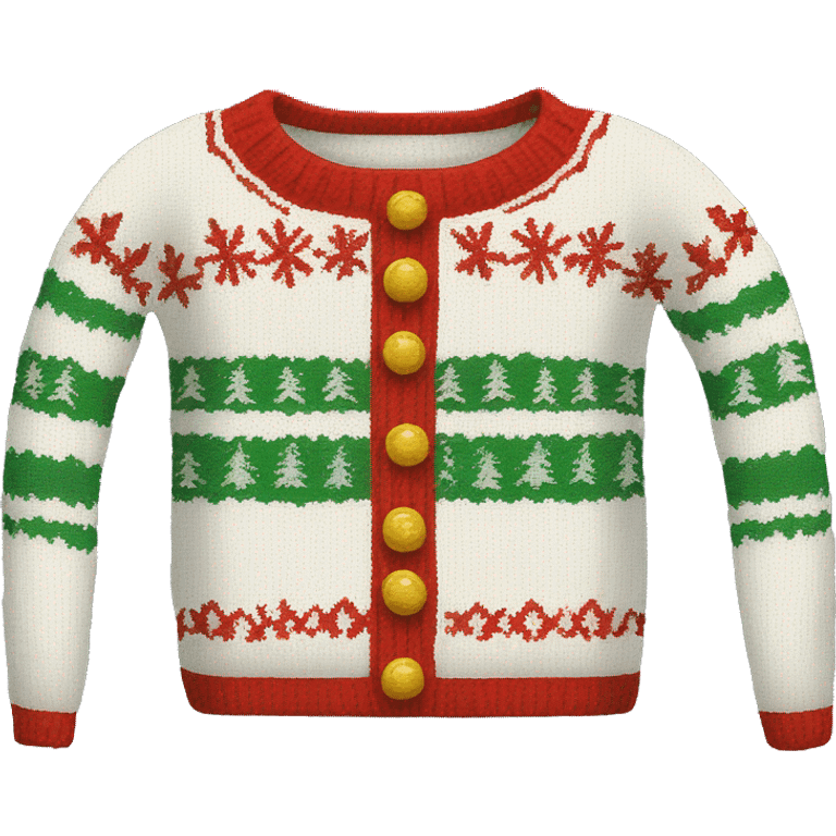 Christmas sweater emoji