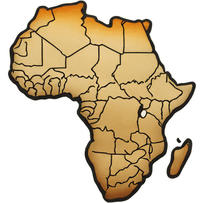 AFRICA MAP emoji