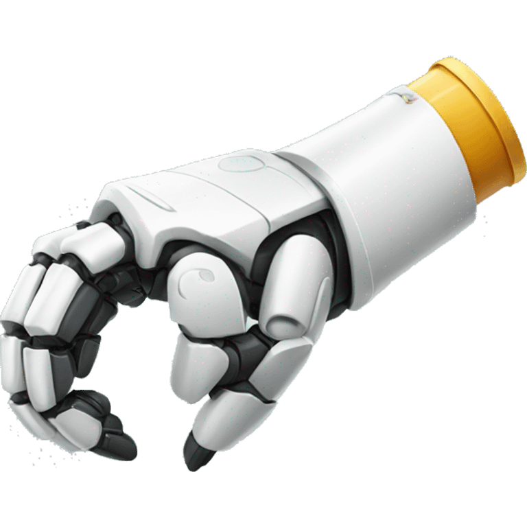 cute robot arm emoji