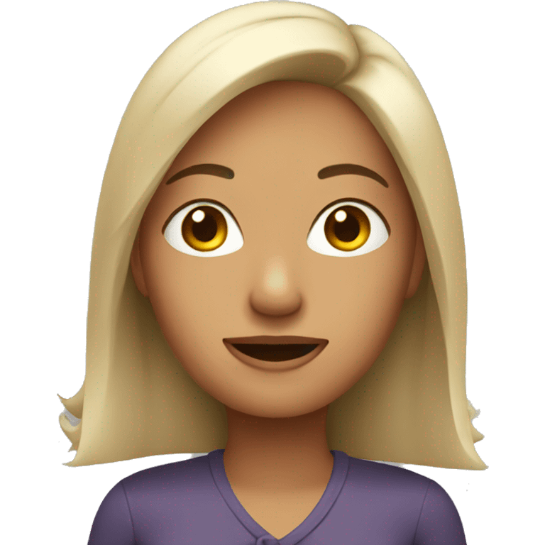 Woman talking  emoji