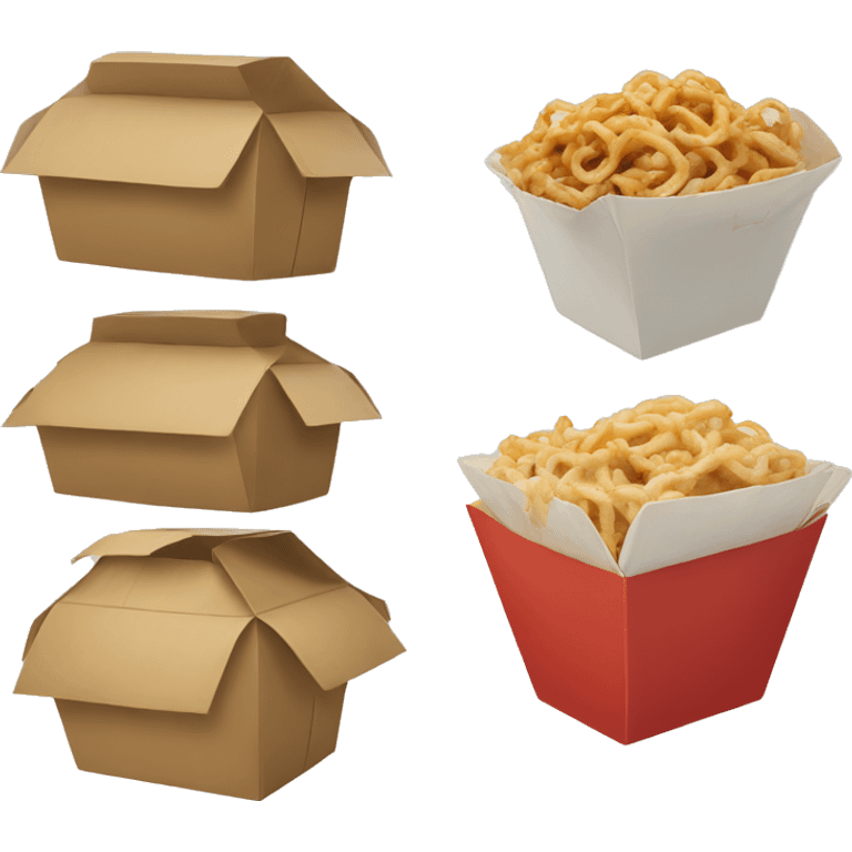 Chinese take out box emoji