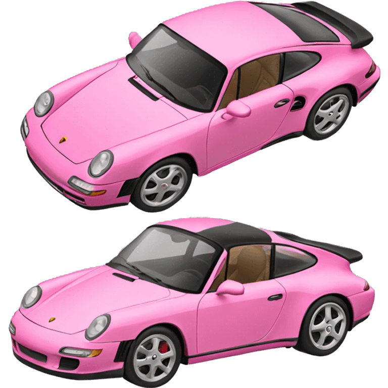 Pink Porsche emoji