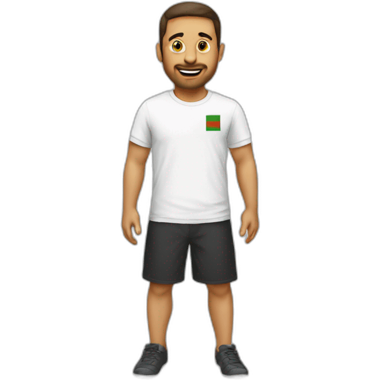 T shirt Algérie emoji