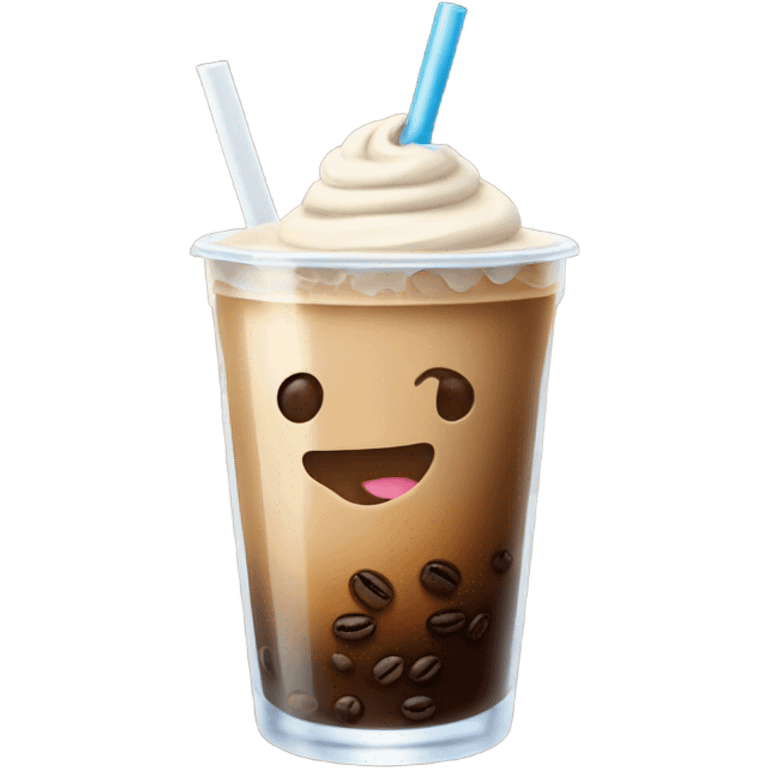 Iced coffee emoji