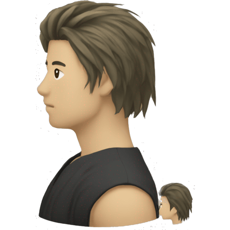 Baji keisuke with long back hair  emoji