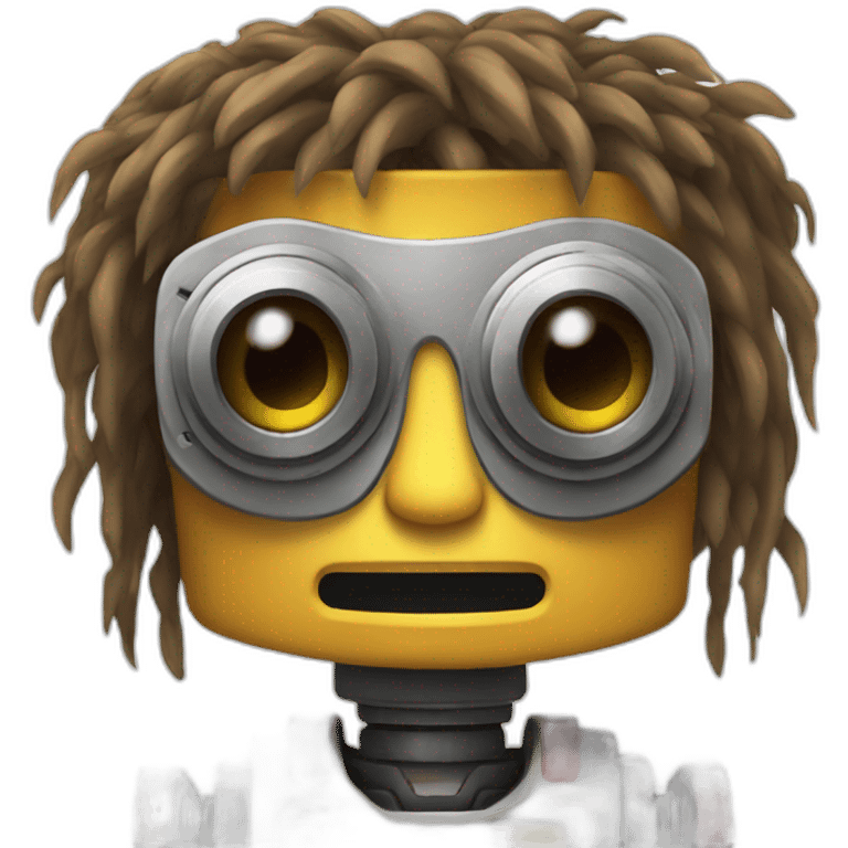 Hippy robot emoji