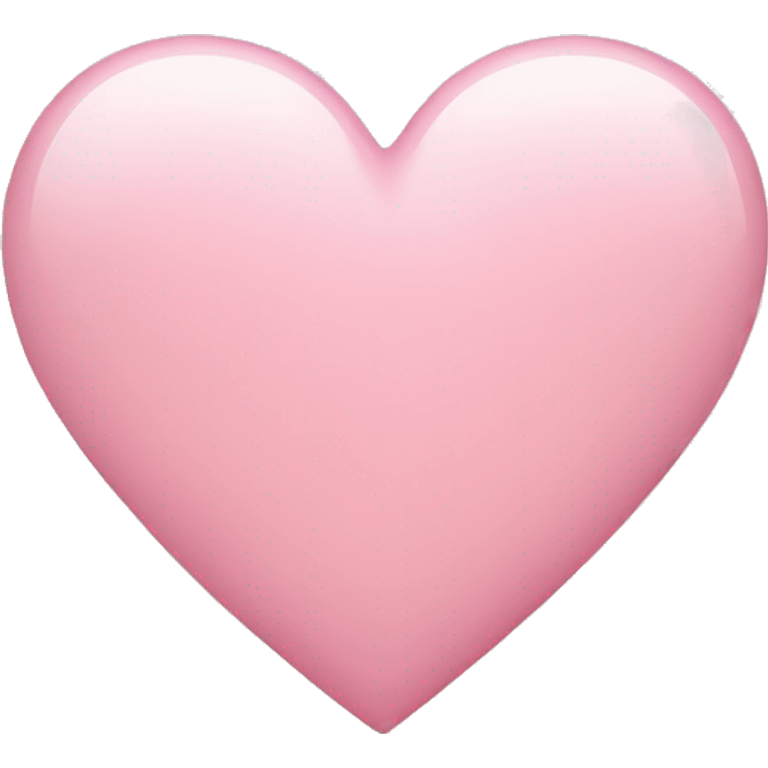 Light pink heart emoji