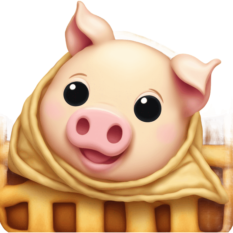 Pig in a blanket emoji