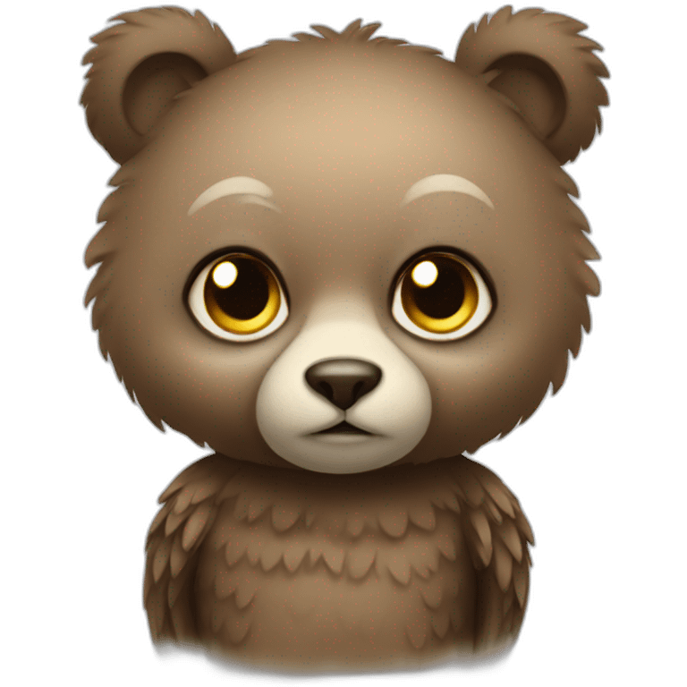 toddler bear owl emoji