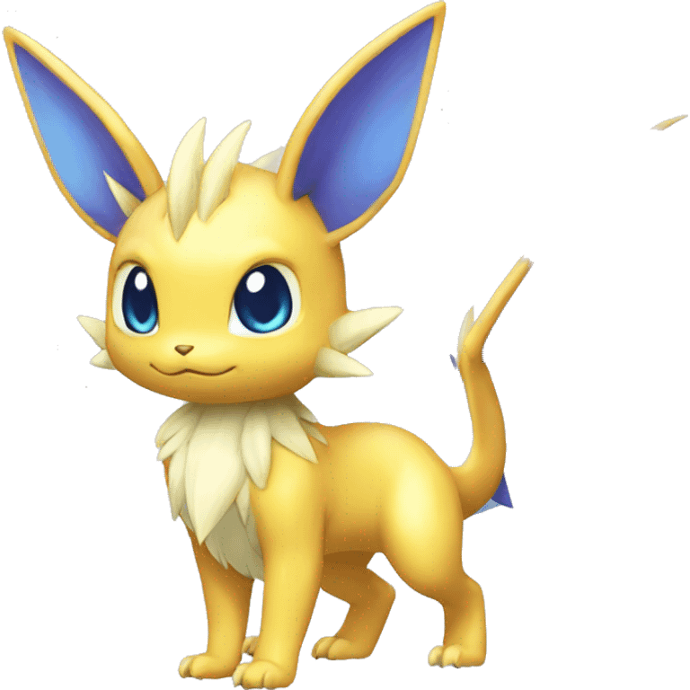 Shiny-Dragon-type-Eeveelution-Fakemon-Pokémon full body emoji