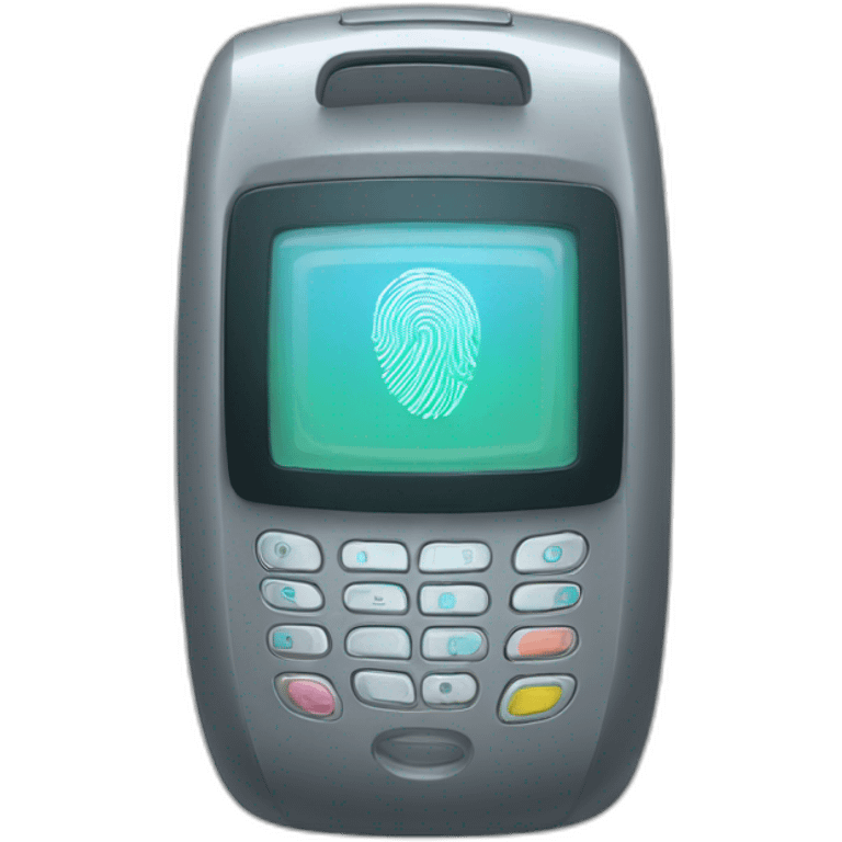 Fingerprints scanner emoji