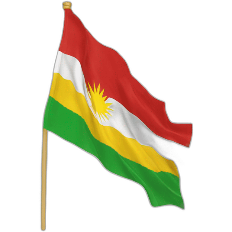 drapeau du kurdistan emoji